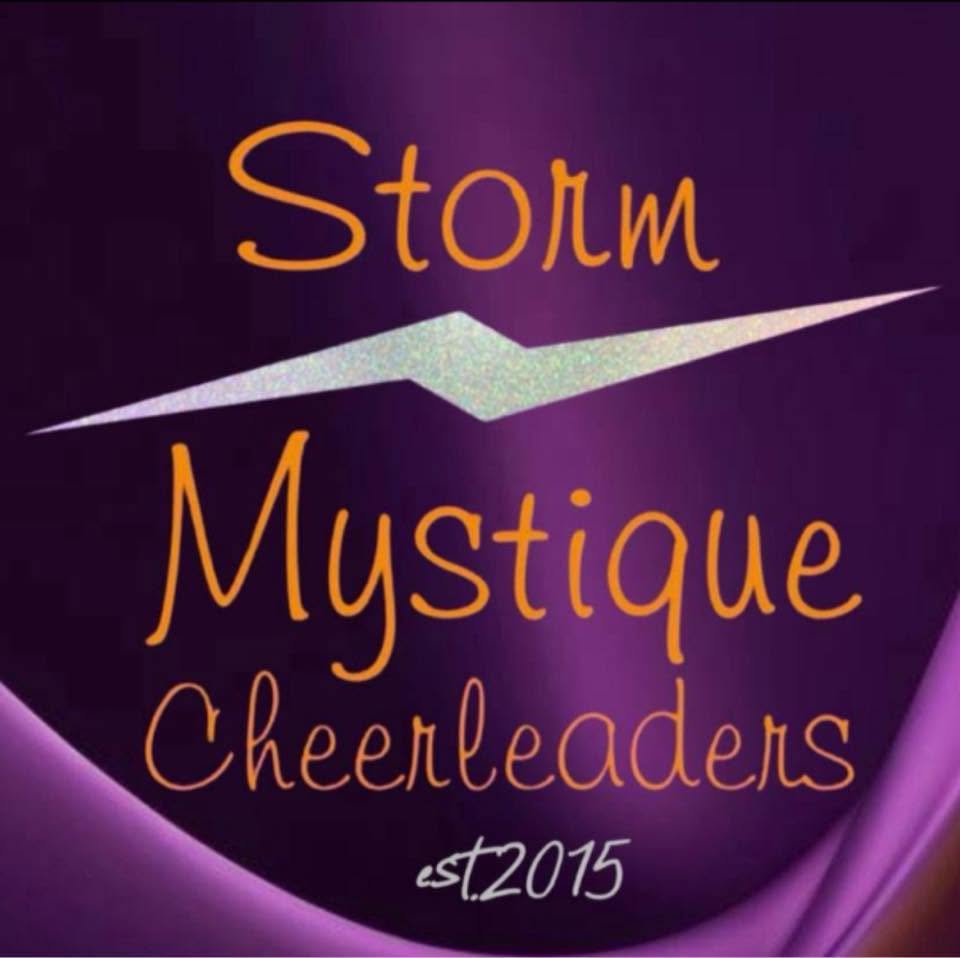 Storm Mystique Cheerleaders logo, established 2015